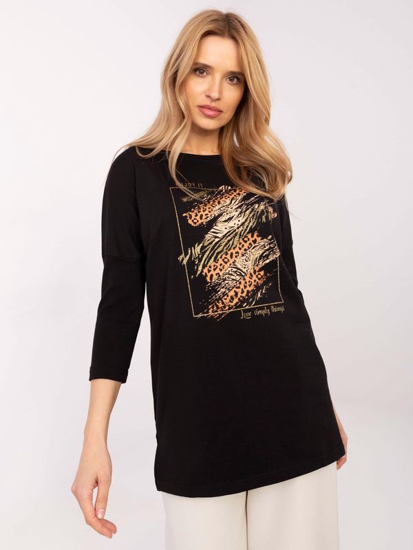 Calimera Blouse-CLM-BZ-0052.37-black