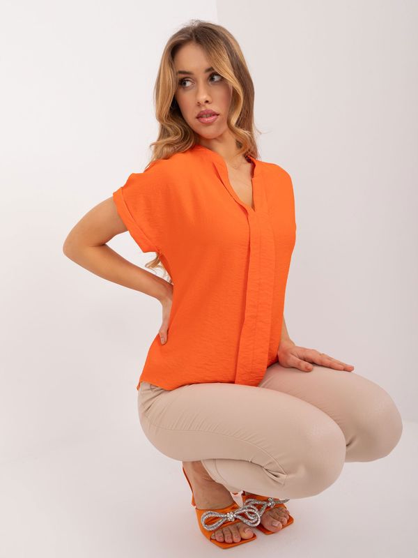 Sublevel Blouse-D60103F11204A-orange