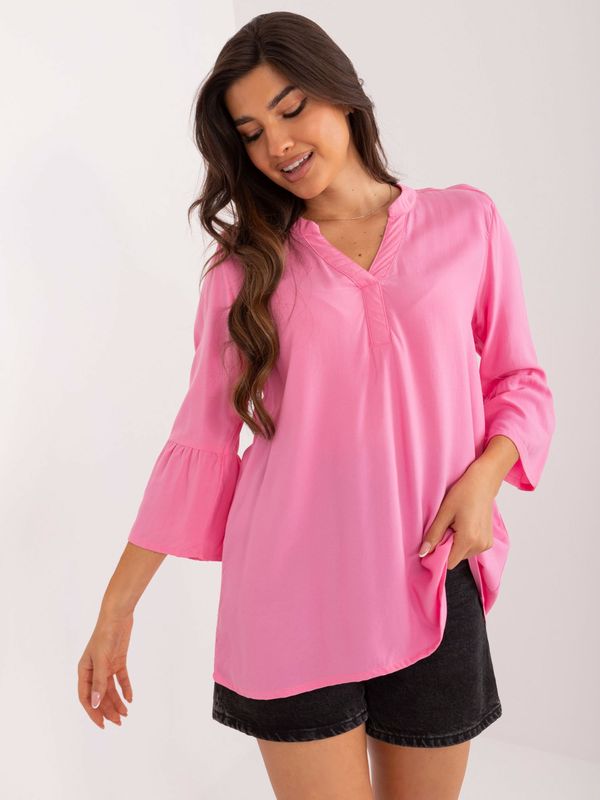 Sublevel Blouse-D73761M11062E-pink