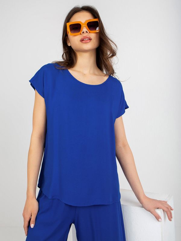 Sublevel Blouse-D73761R10978O-cobalt