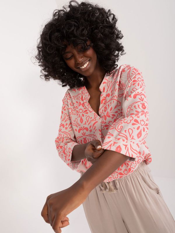 Sublevel Blouse-D73771M11174A-light beige