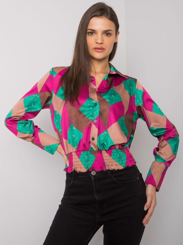 Italy Moda Blouse-DHJ-BZ-15251.82-fuchsia