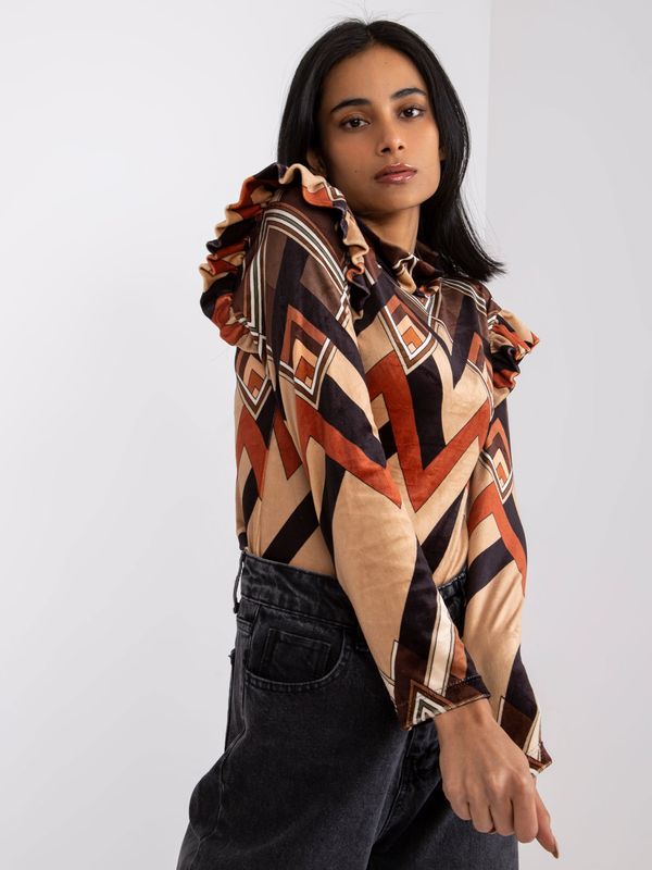 Italy Moda Blouse-DHJ-BZ-6533C-1.81P-black-beige