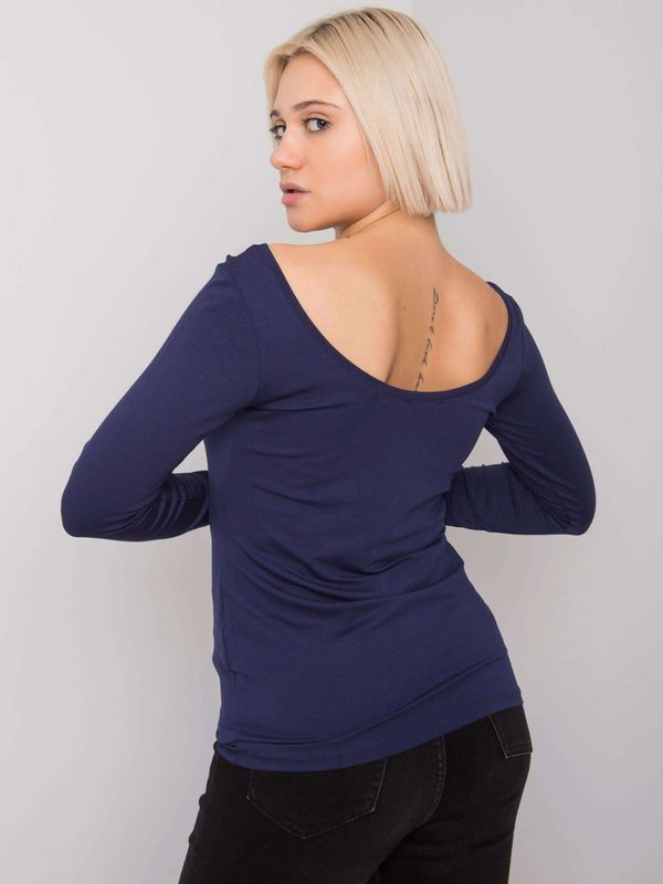 FANCY Blouse-FA-BZ-7552.94P-navy blue