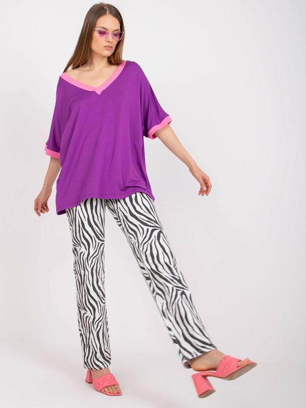 FANCY Blouse-FA-BZ-7766.81P-dark purple