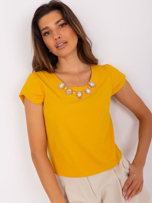 LAKERTA Blouse-LK-BZ-505783-2.01P-dark yellow