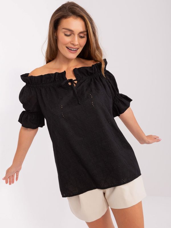 LAKERTA Blouse-LK-BZ-509355.68P-black