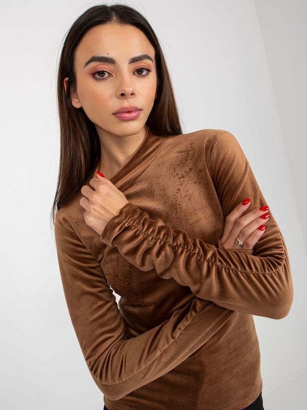 RUE PARIS Blouse-RP-BZ-8181.45P-brown