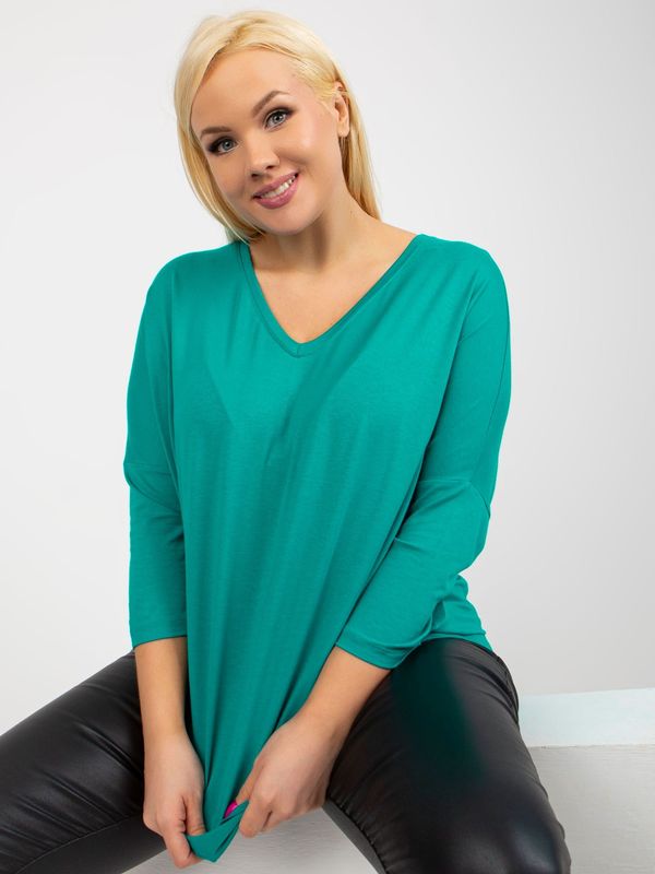 RELEVANCE Blouse-RV-BZ-5745.18-turquoise