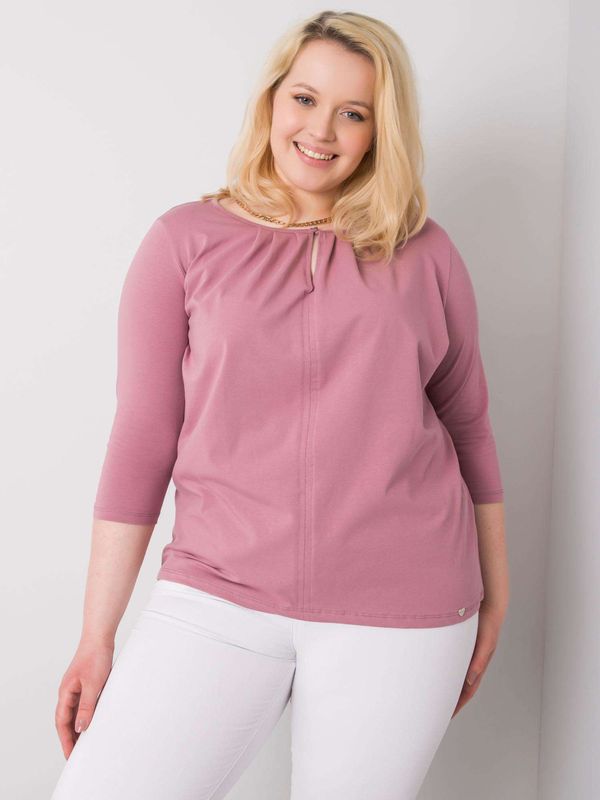 BASIC Feel Good Blouse-RV-BZ-6334.19P-dark pink