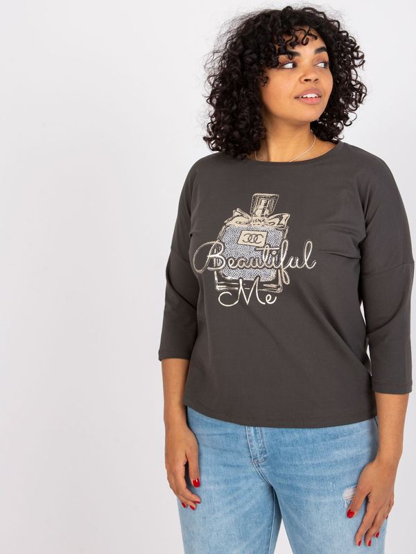 RELEVANCE Blouse-RV-BZ-7423.66P-dark khaki