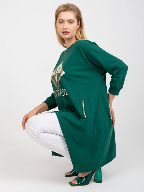 RELEVANCE Blouse-RV-BZ-7604.53P-dark green