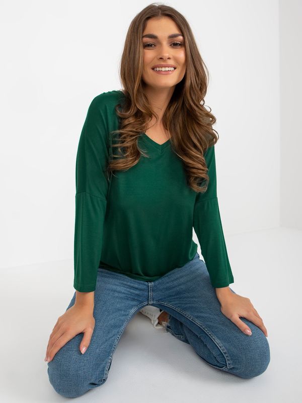 RELEVANCE Blouse-RV-BZ-7663.05-dark green