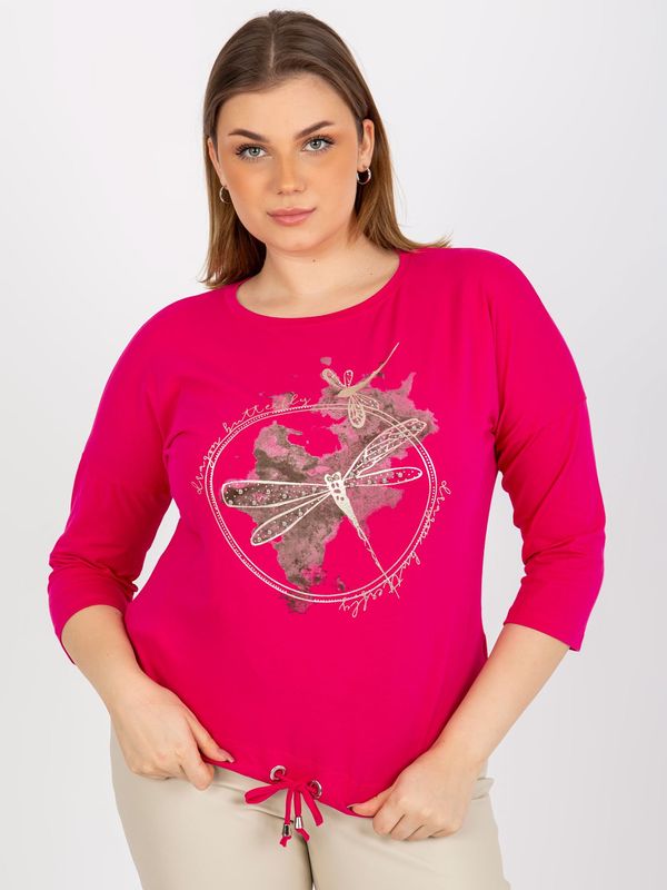 RELEVANCE Blouse-RV-BZ-8455.39-fuchsia