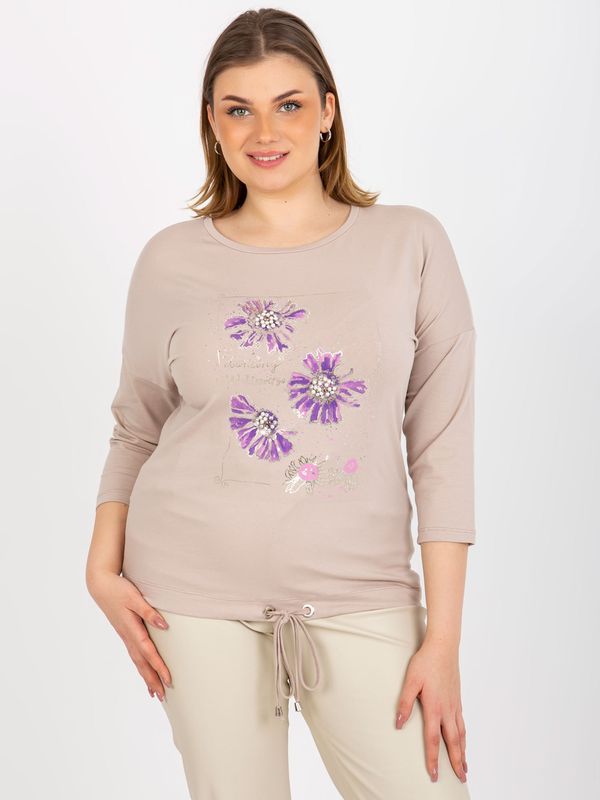 RELEVANCE Blouse-RV-BZ-8457.47P-beige