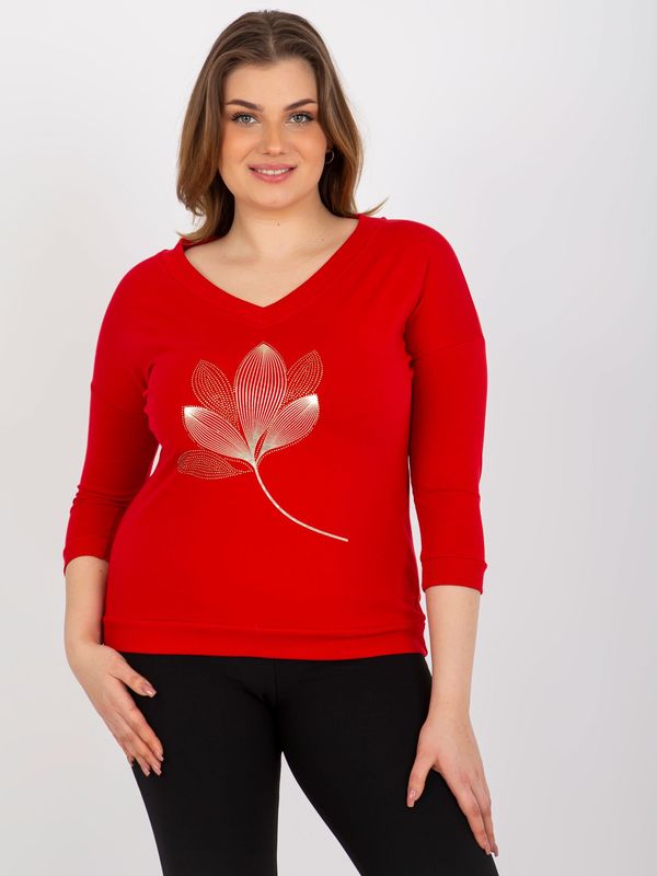 RELEVANCE Blouse-RV-BZ-8471.01P-red