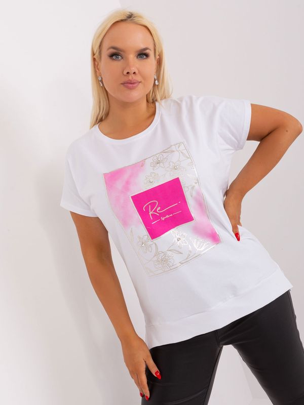 RELEVANCE Blouse-RV-BZ-8711.13X-white-pink