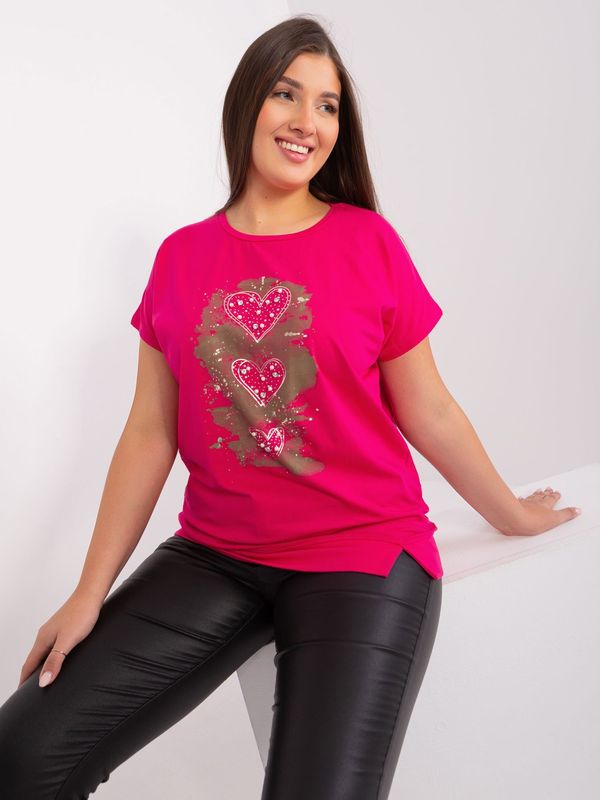 RELEVANCE Blouse-RV-BZ-8909.74P-fuchsia