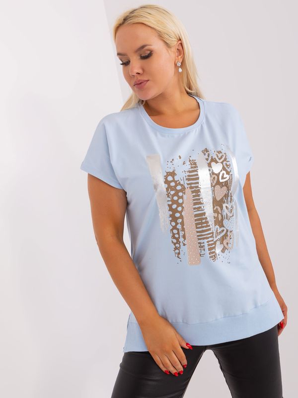 RELEVANCE Blouse-RV-BZ-8910.14P-light blue