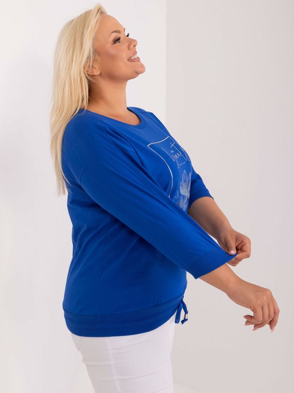 RELEVANCE Blouse-RV-BZ-8984.31-Cobalt