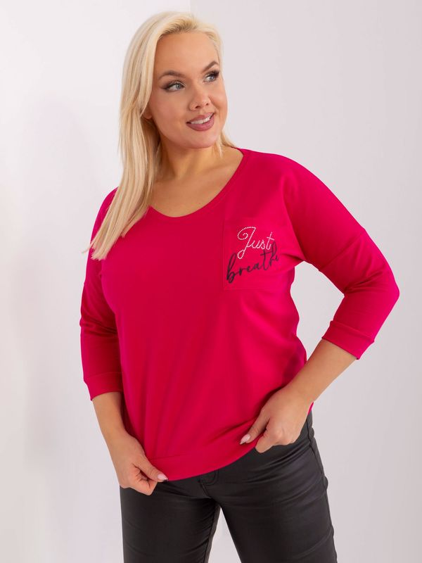 RELEVANCE Blouse-RV-BZ-9065.21-fuchsia