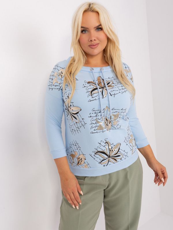 RELEVANCE Blouse-RV-BZ-9073.86-light blue