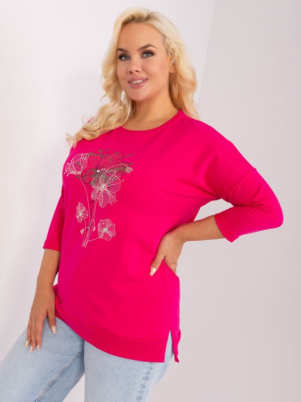 RELEVANCE Blouse-RV-BZ-9110.85-fuchsia