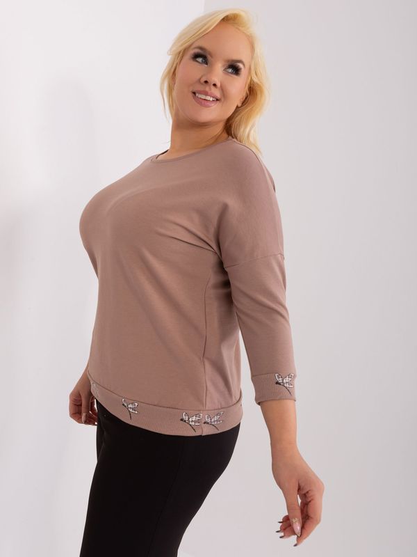 RELEVANCE Blouse-RV-BZ-9135.47-dark beige