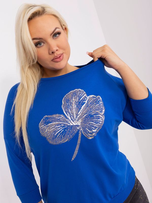 RELEVANCE Blouse-RV-BZ-9191.78-Cobalt