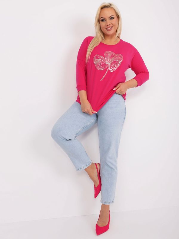 RELEVANCE Blouse-RV-BZ-9191.78-fuchsia