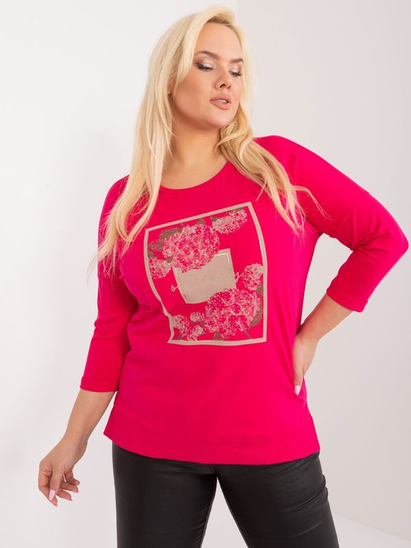 RELEVANCE Blouse-RV-BZ-9404.07-fuchsia