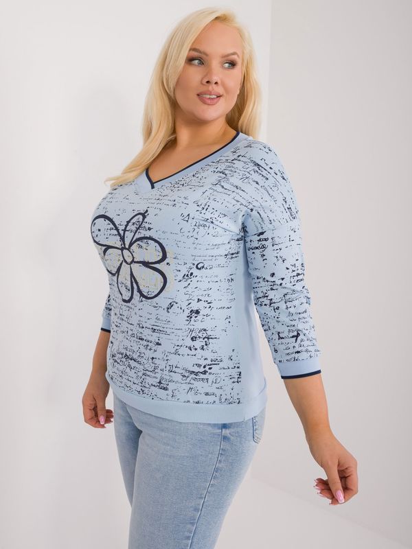 RELEVANCE Blouse-RV-BZ-9442.27-light blue