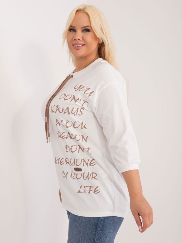 RELEVANCE Blouse-RV-BZ-9450.36-white-brown