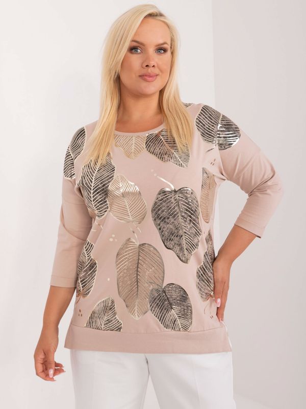 RELEVANCE Blouse-RV-BZ-9528.27-beige