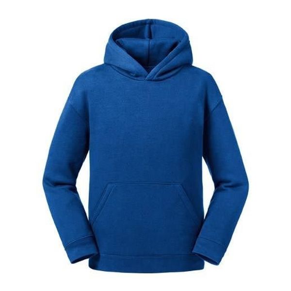 RUSSELL Blue Authentic Russell Hooded Kids Sweatshirt
