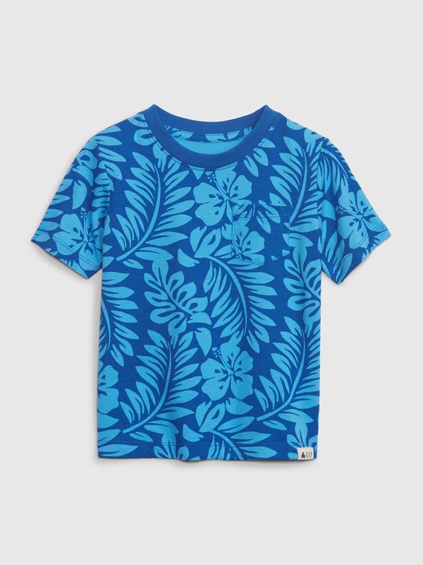 GAP Blue Boys' Patterned T-Shirt GAP