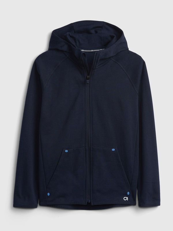 GAP Blue boys' sweatshirt GapFit kids fit tech hoodie