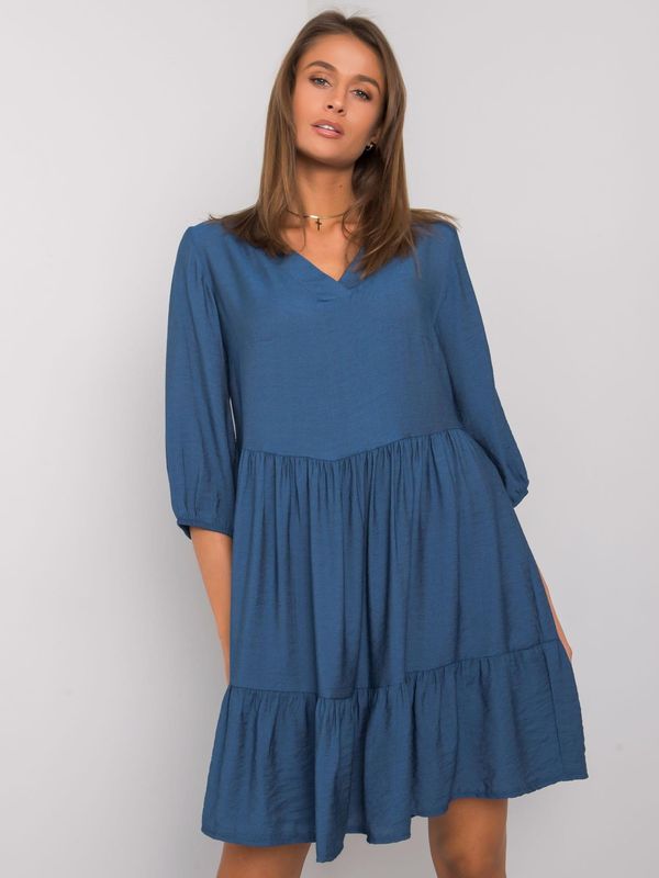 Fashionhunters Blue casual dress