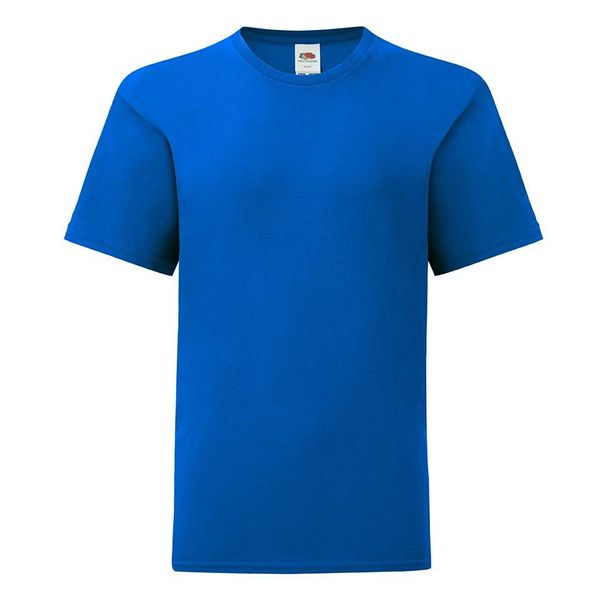 Fruit of the Loom Blue children's t-shirt in combed cotton Fruit of the Loom