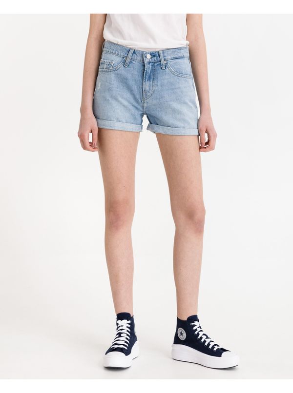 Pepe Jeans Blue Denim Shorts Pepe Jeans Mable