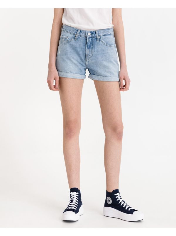 Pepe Jeans Blue denim shorts Pepe Jeans Mable - Women's