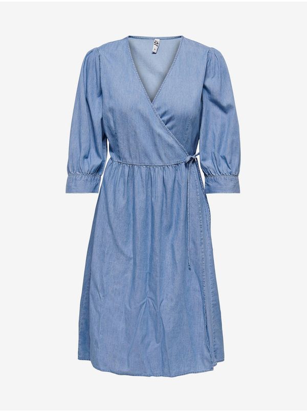 JDY Blue Denim Wrap Dress JDY Casper - Women