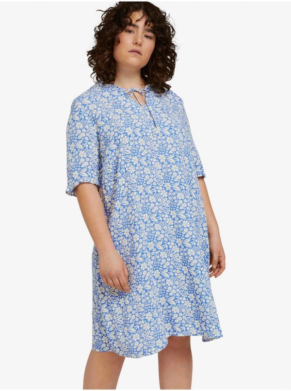 Tom Tailor Blue Floral Dress Tom Tailor - Women