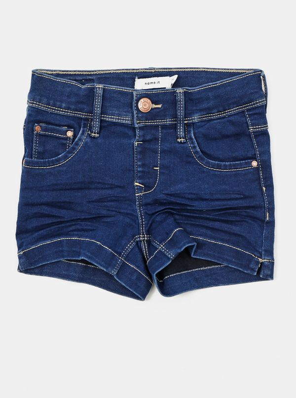 name it Blue girls' denim shorts name it Salli - Girls