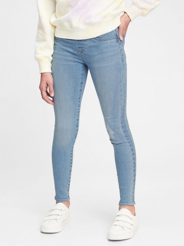 GAP Blue girls' jeans GAP Jeggings pull-on with stretch