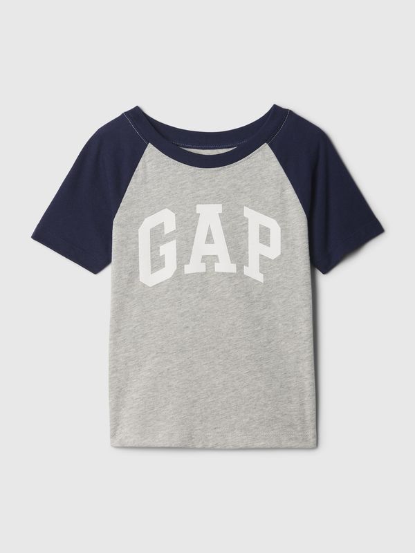 GAP Blue-gray boys' T-shirt with GAP logo