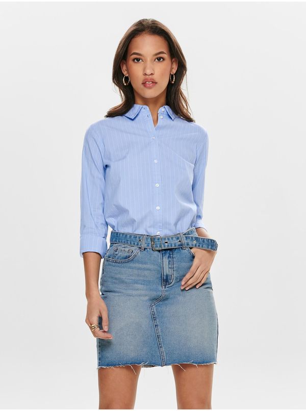 JDY Blue Ladies Striped Shirt JDY Mio - Ladies