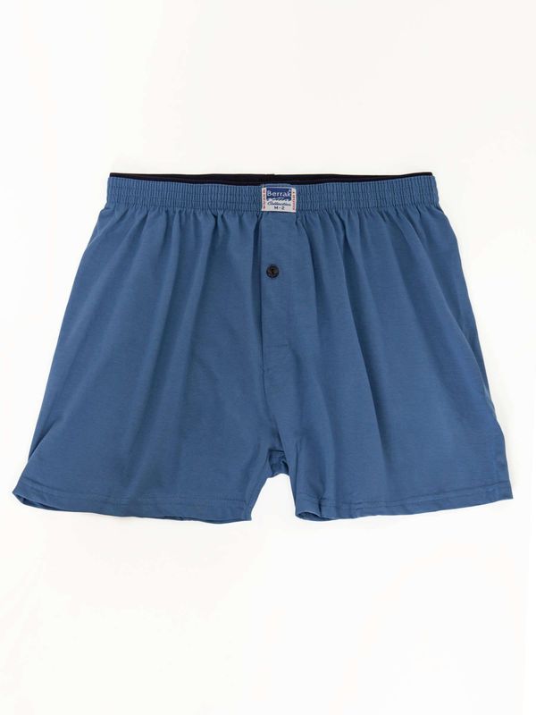 Fashionhunters Blue men's boxer shorts