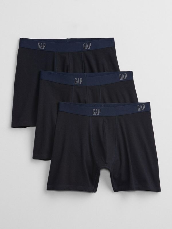 GAP Blue men's boxers GAP Logo boxer briefs, 3pcs