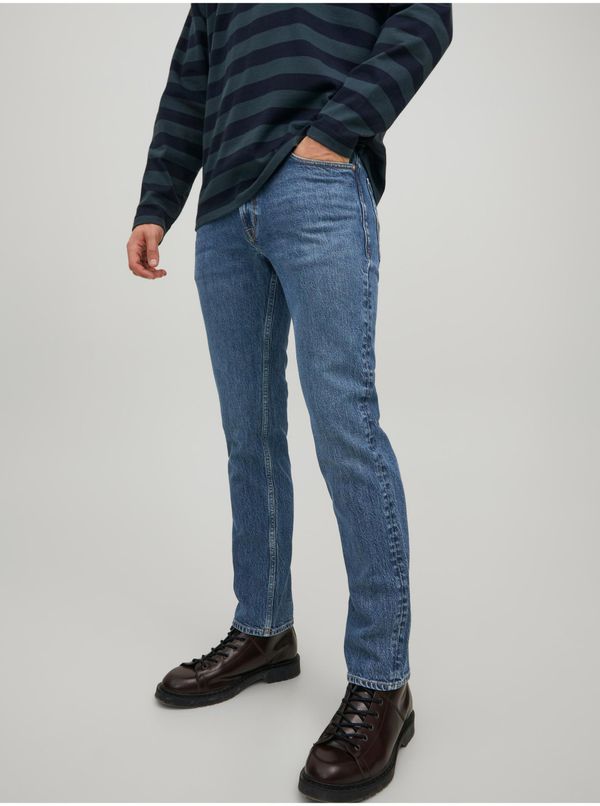 Jack & Jones Blue Mens Slim Fit Jeans Jack & Jones Clark - Men